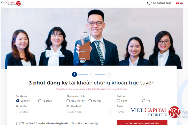 Hướng dẫn mở tài khoản chứng khoán trực tuyến