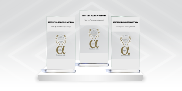 Vietcap nhận giải thưởng quốc tế danh giá từ tạp chí Alpha Southeast Asia