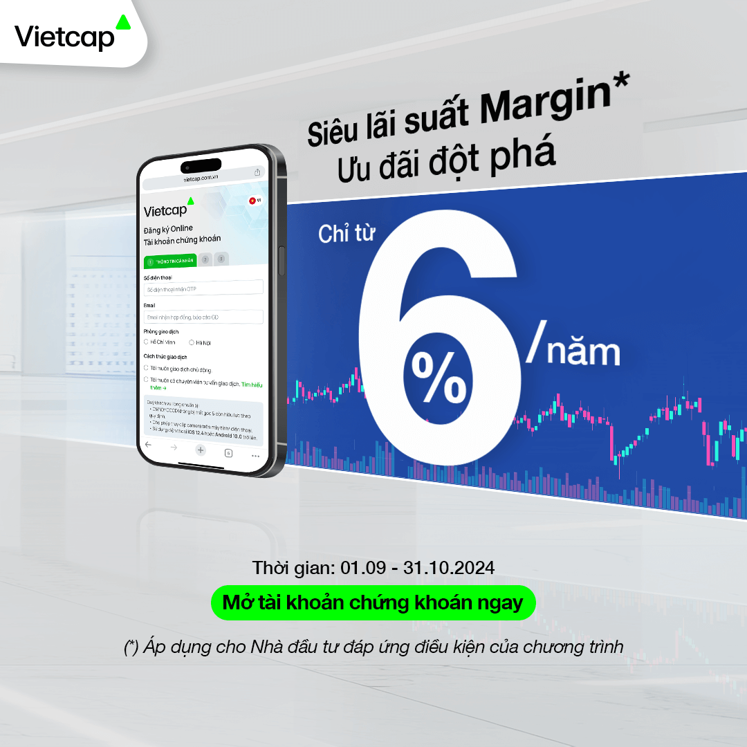 Margin Power - Ưu đãi đột phá chỉ với 6.0%/năm