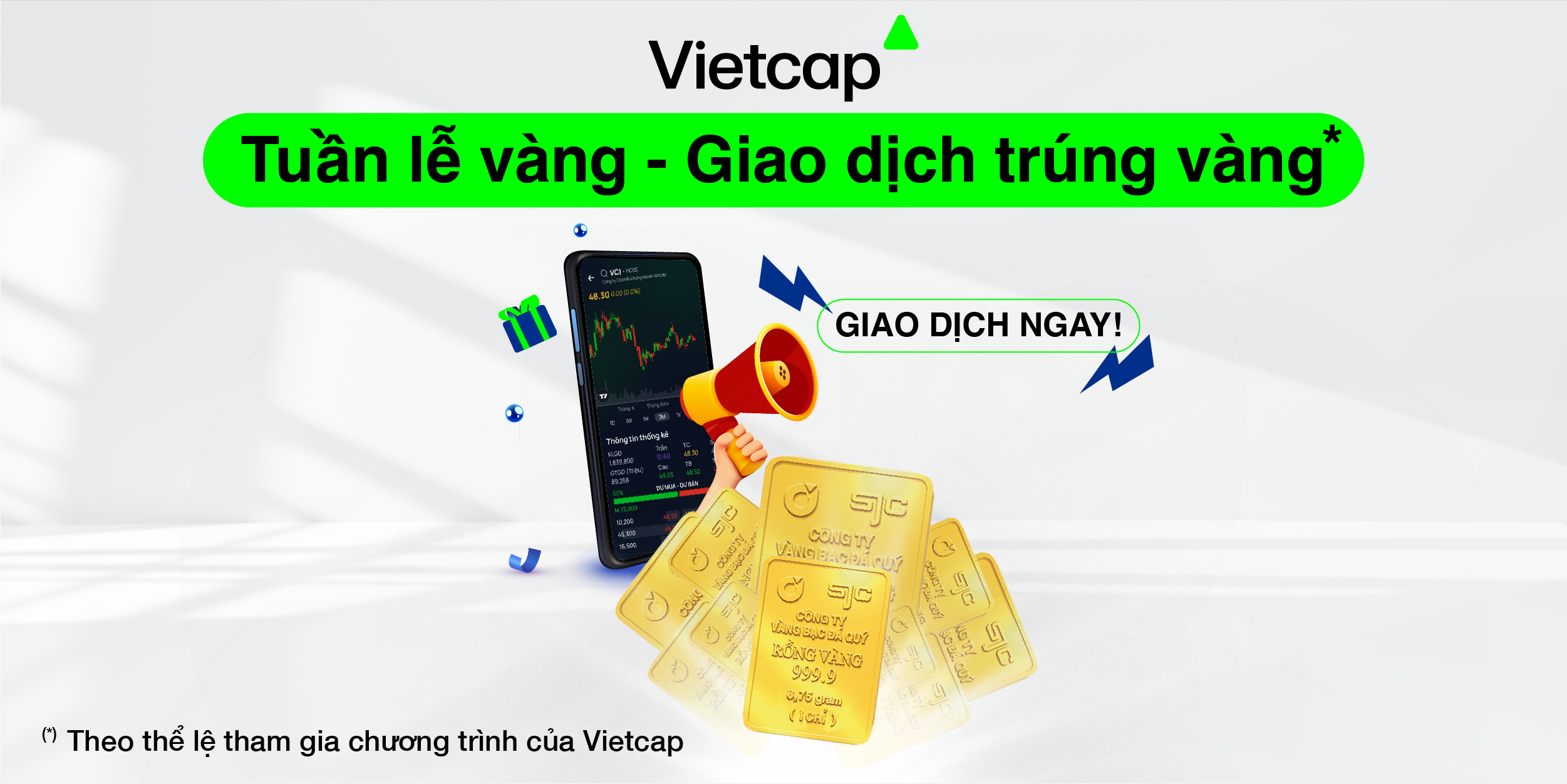 Chương Trình "Tuần Lễ Vàng - Giao dịch Trúng vàng"