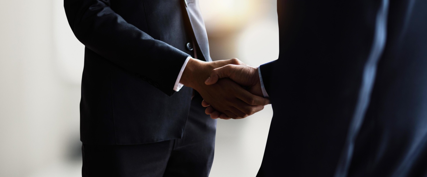 successful negotiate and handshake concept, two businessman shake hand with partner to celebration partnership and teamwork, business deal 1103224 Stock Photo at Vecteezy